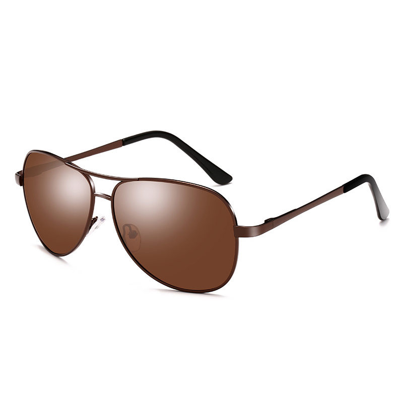 Polarone's PM0246 brown pilotky polarizační sluneční brýle